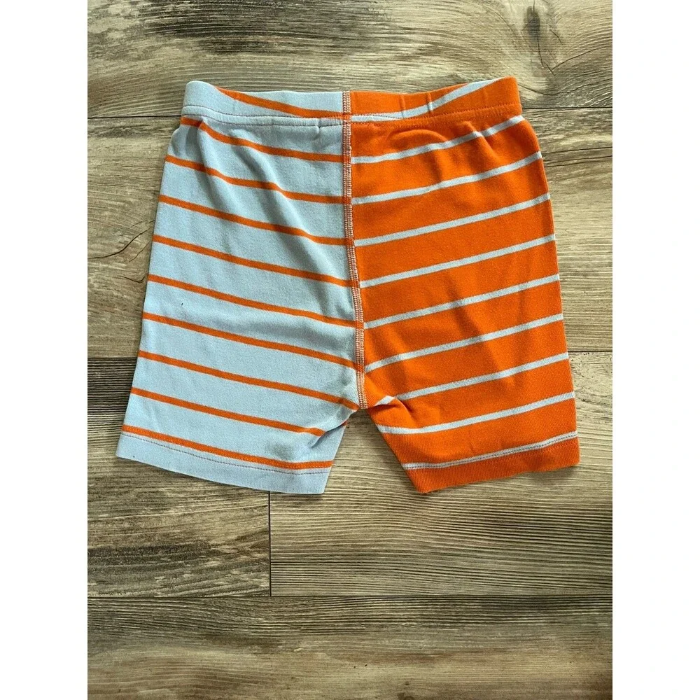 Star Wars Hanna Andersson Striped Short Pajamas Size 8/ 130 cm Blue Orange